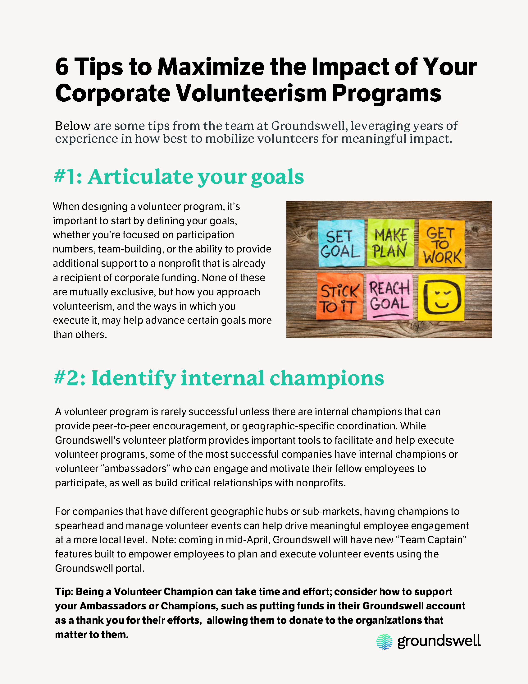 2024 Volunteer Toolkit Groundswell Giving